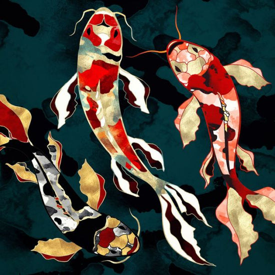 PHOTOWALL / Metallic Koi (e338652)