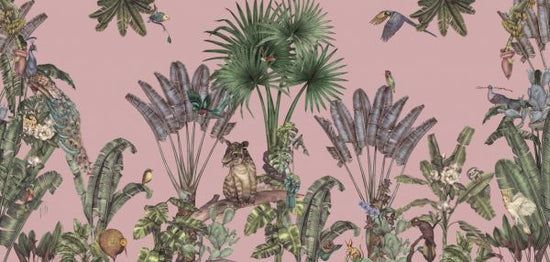 PHOTOWALL / Baby Tapir Prince - Pink (e84085)