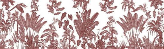 PHOTOWALL / Parrots Tropical Home - Red (e84100)