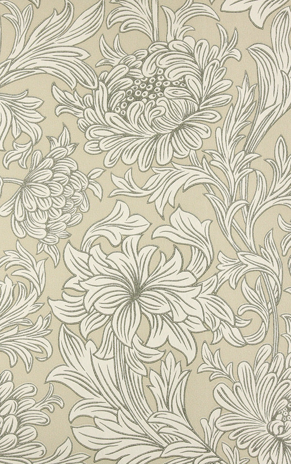 MORRIS & Co.(ウィリアム・モリス) / MORRIS V Wallpapers / Chrysanthemum Toile /  DMOWCH103 | 輸入壁紙専門店 WALPA – WALPA.jp