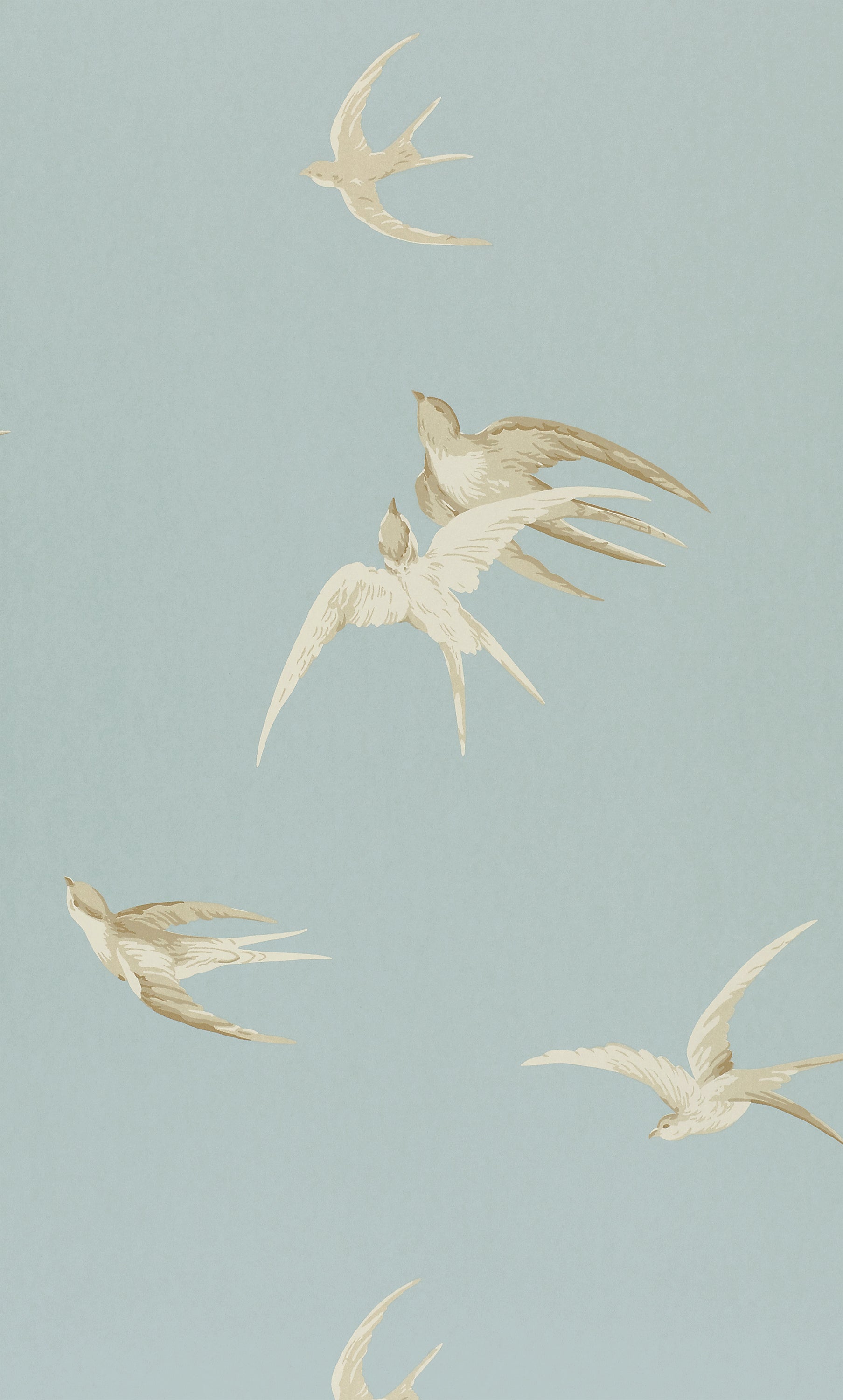 Sanderson / ONE SIXTY WALLPAPER COLLECTION / Swallows Wedgwood