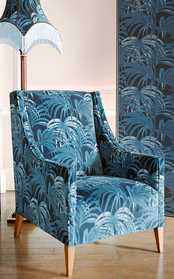 House of Hackney / Palmeral Midnight/Blue 【4パネル1セット