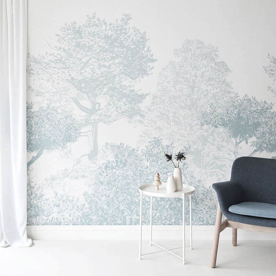 Sian Zeng / Hua Trees Mural Wallpaper / Blue HUATREES05 【3パネル1セット】