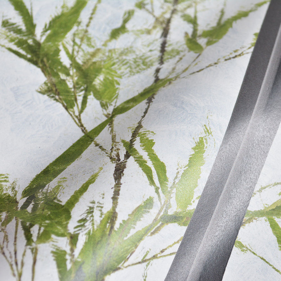 KOZIEL / Papier peint panoramique grande verriere et bambous LPV019XL