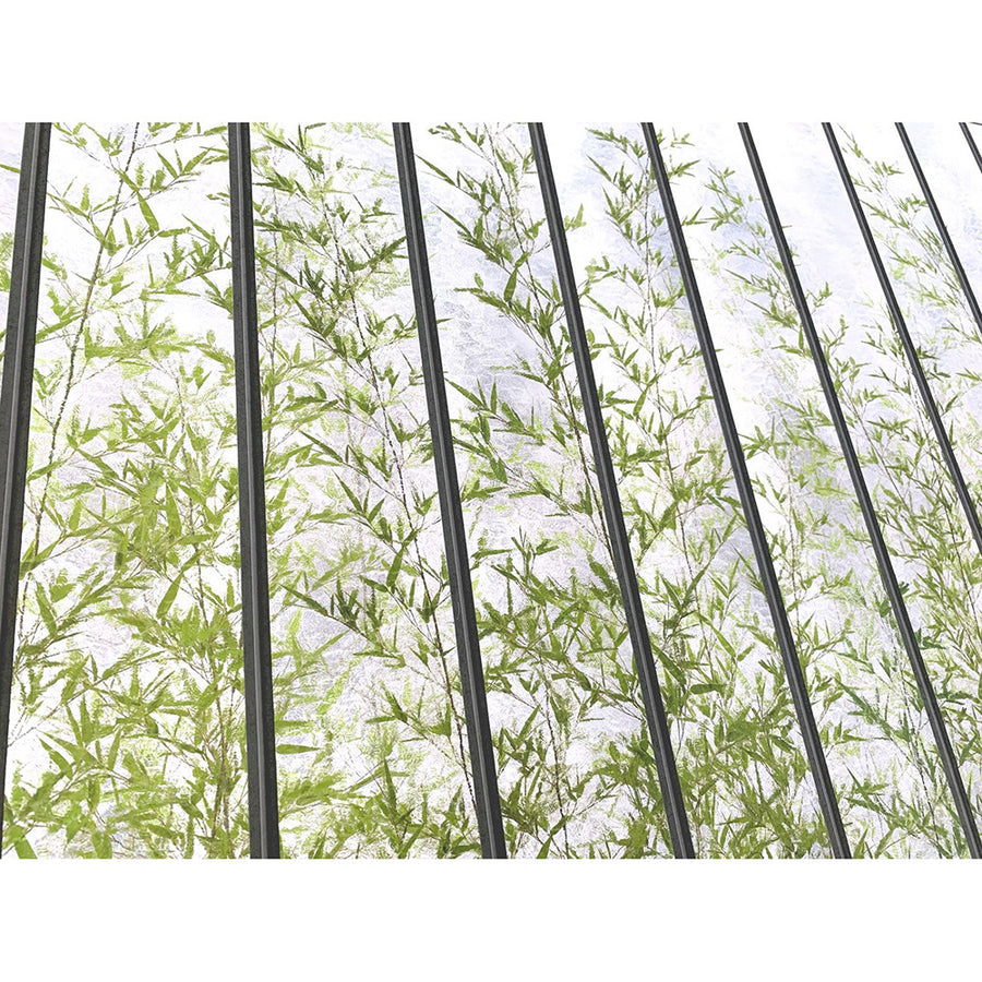 KOZIEL / Papier peint panoramique grande verriere et bambous LPV019XL