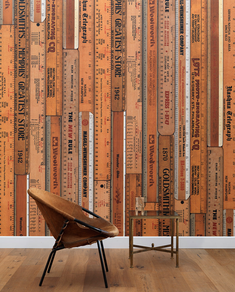 NLXL LAB / PRINTED RULERS WALLPAPER BY MR & MRS VINTAGE NLXL LAB / PRINTED RULERS WALLPAPER BY MR & MRS VINTAGE