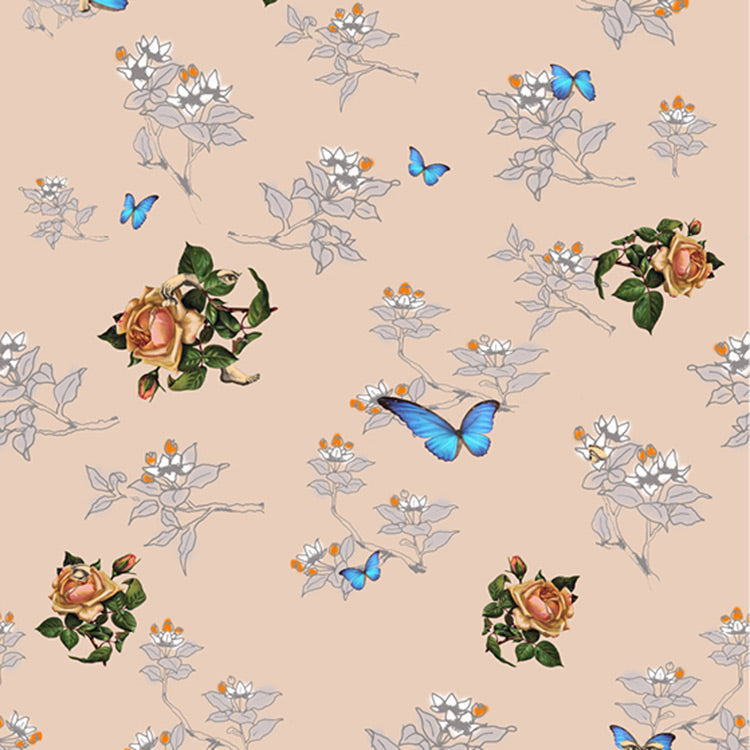 Elli Popp / Bouquet and Butterflies / P145-01 mica