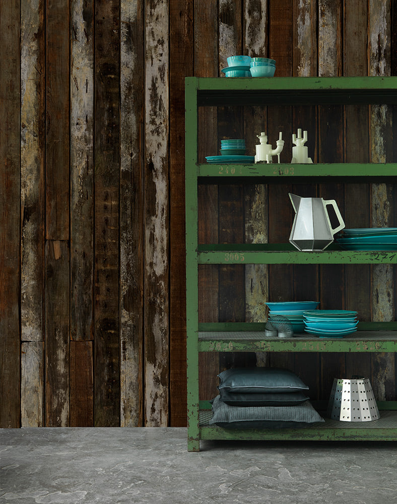 A4サンプル】SCRAPWOOD WALLPAPER 2 / PHE-13 | 輸入壁紙専門店 WALPA