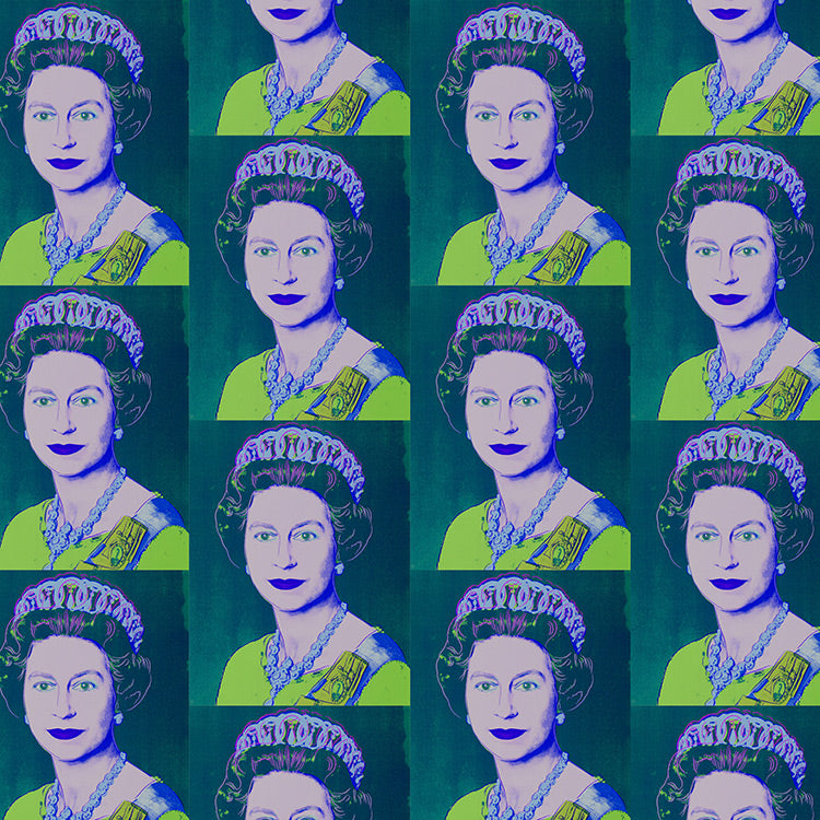 Andy Warhol / Queen Elizabeth / Teal