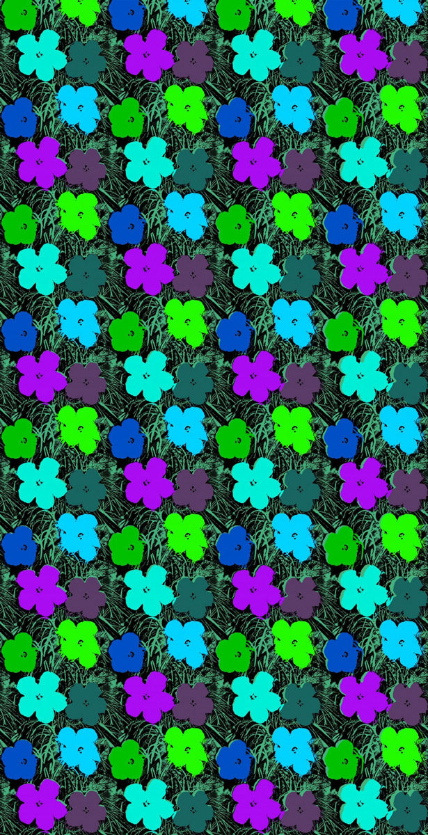 Andy Warhol / Small Flowers / Lolite