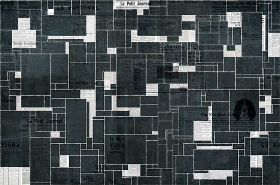 Wall&deco / Contemporary Wallpaper 2016 Gio Pagani BLACK BRICKS WDBB1601 A