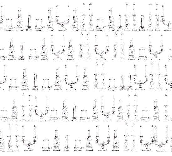 Wall&deco / Life 14 Drawing candles / WDDC1401