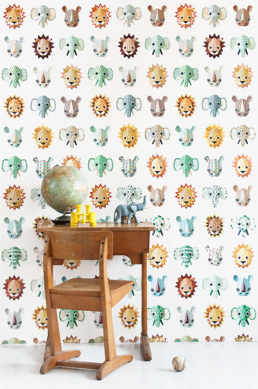 studio ditte / Wild Animals Wallpaper / cool