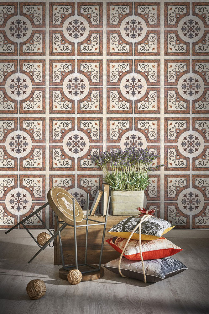 MINDTHEGAP / BYZANTINE TILE WP20060 | 輸入壁紙専門店 WALPA