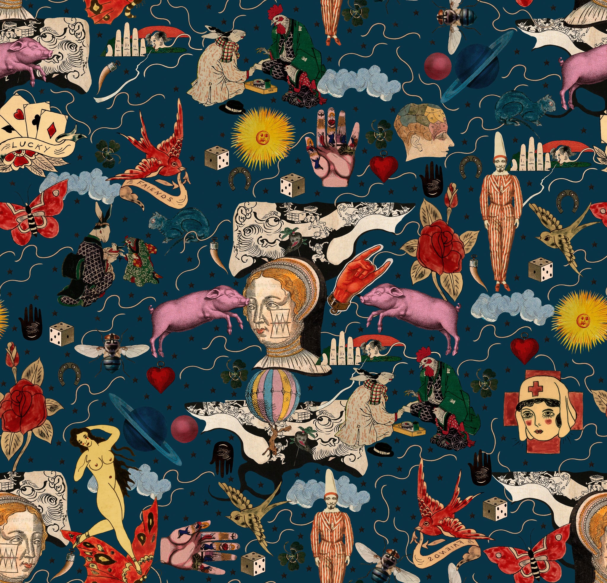 MINDTHEGAP / WOODSTOCK / ILLUSIONARY DAYTIME Blue WP20617