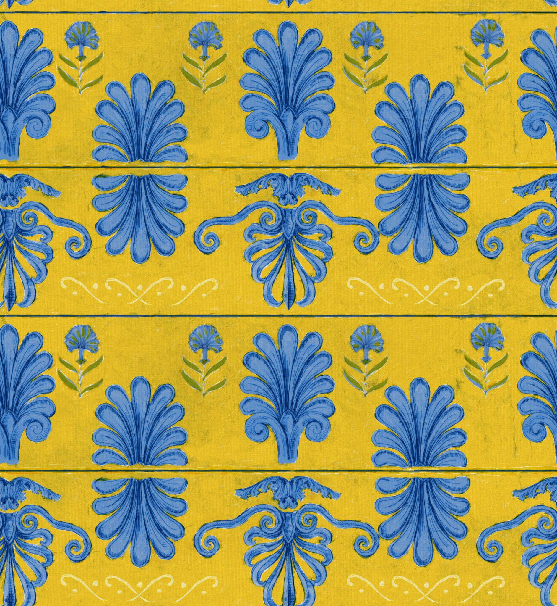 MINDTHEGAP / Sundance Villa / MYKONOS VILLA MOTIF Lemon WP30044