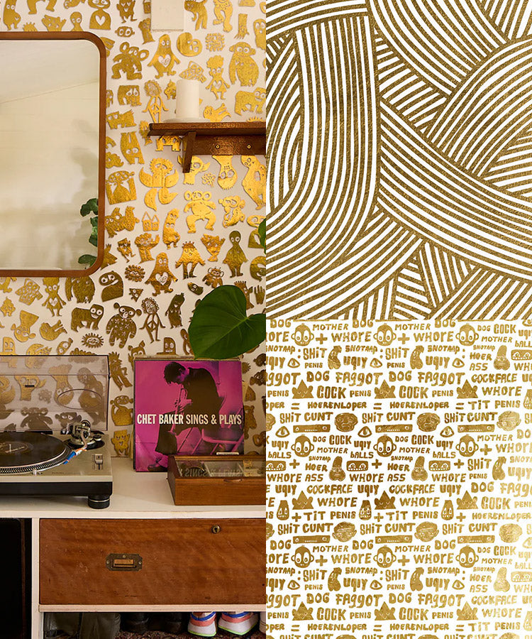 Gold Foil Wallpapers by NLXL