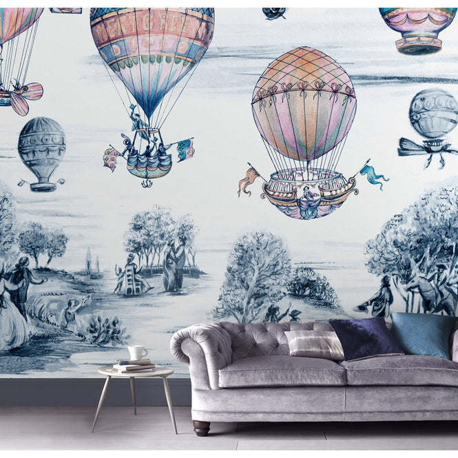 輸入壁紙 Graham & Brown / THE BESPOKE COLLECTION / BALLOON RACE Deep Sky 111819(111879)