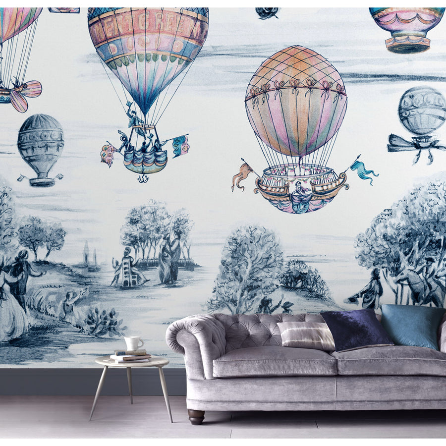 輸入壁紙 Graham & Brown / THE BESPOKE COLLECTION / BALLOON RACE Deep Sky 111819(111879)