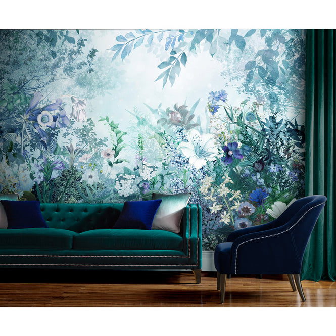 輸入壁紙 Graham & Brown / THE BESPOKE COLLECTION / FANTASY FLORAL Twilight 112677