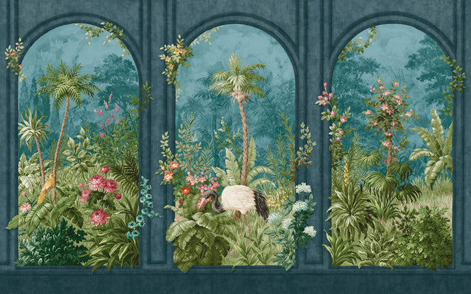 輸入壁紙 Graham & Brown / THE BESPOKE COLLECTION / ANGKOR JUNGLE Night 121955