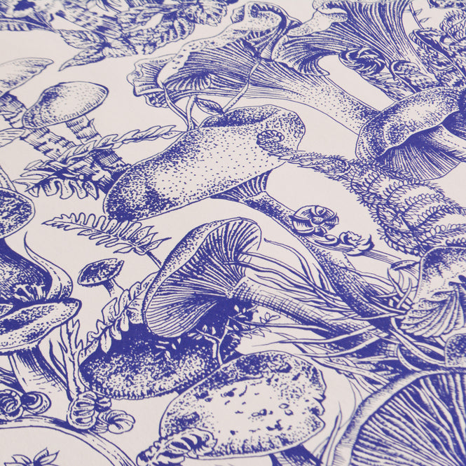 Cole&Son / Stella McCartney × Cole & Son / Fungi Forest Navy 122/1002