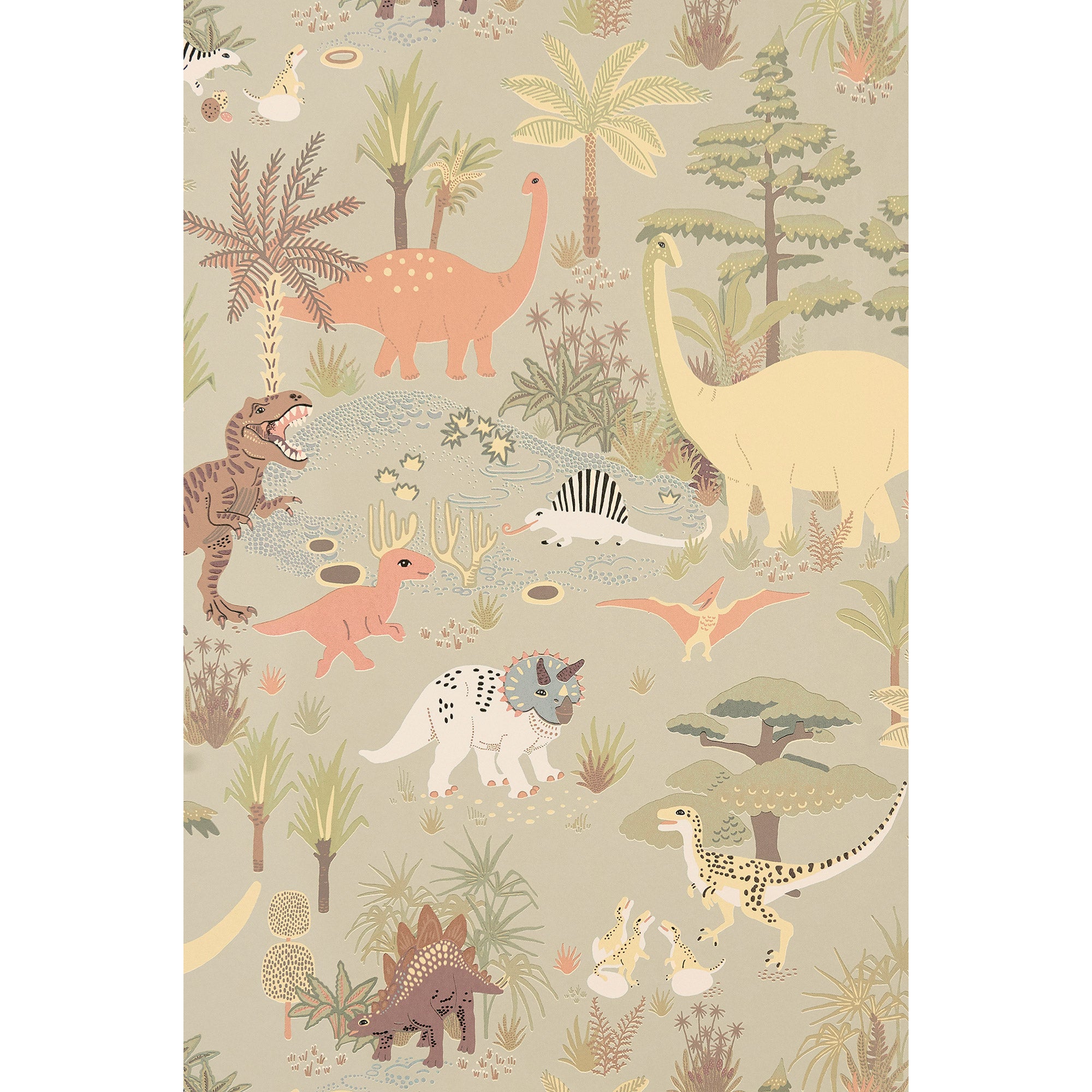 Majvillan / VINTAGE JOURNEY / Dinosaur vibes Soft green 154
