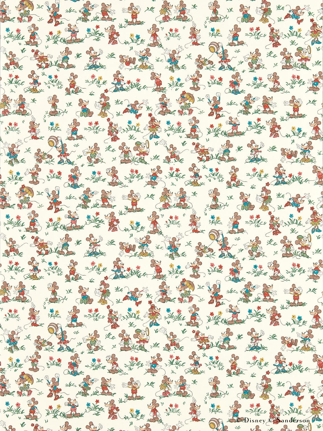 Sanderson / Disney Home X Sanderson Wallpapers / MICKEY & MINNIE
