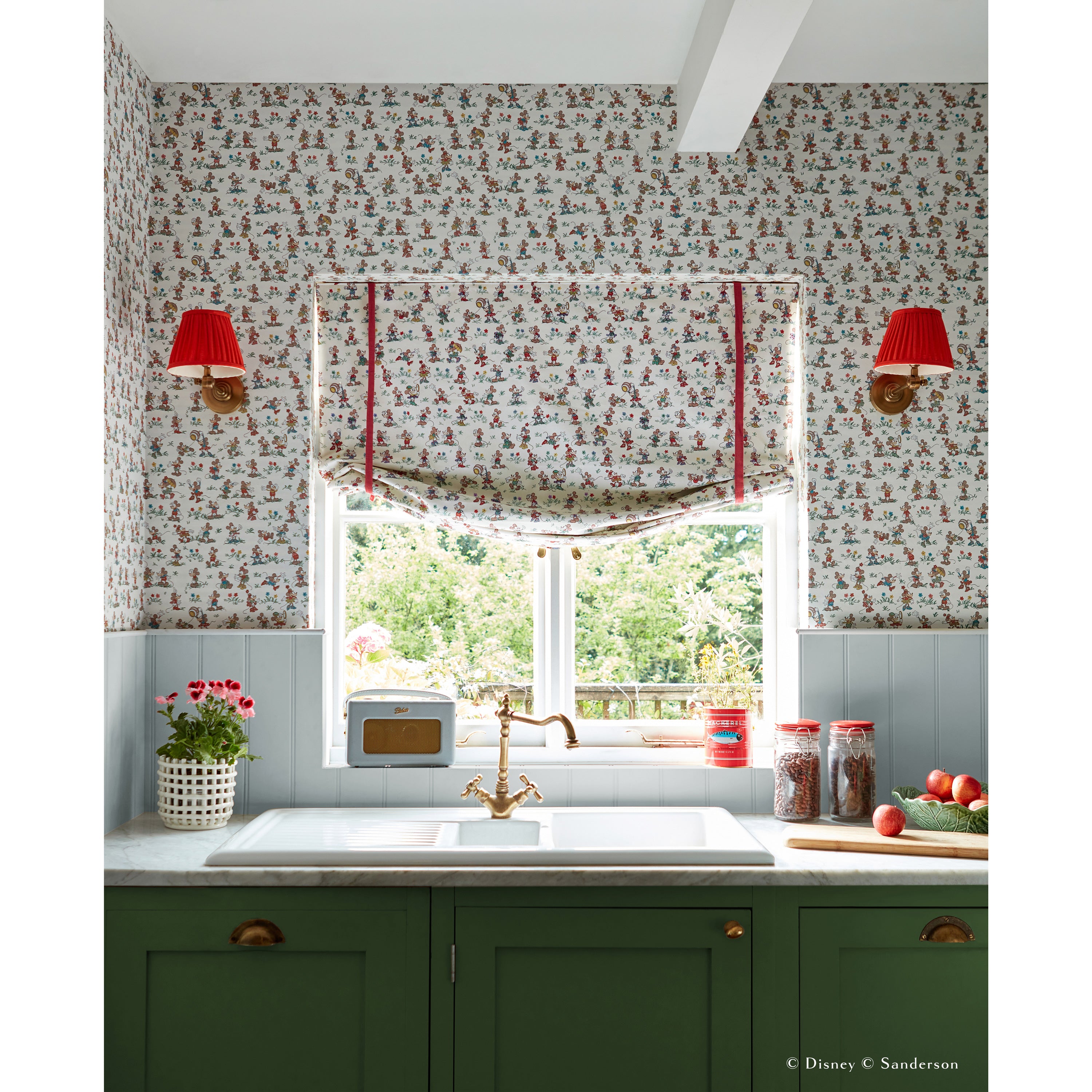 Sanderson / Disney Home X Sanderson Wallpapers / MICKEY & MINNIE