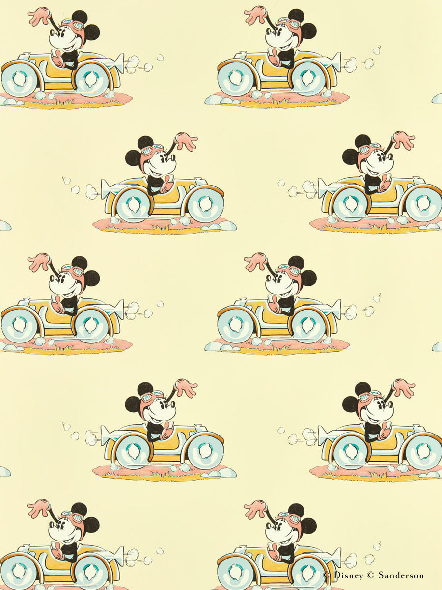 Sanderson / Disney Home X Sanderson Wallpapers / MINNIE ON THE MOVE / Sherbet 217269