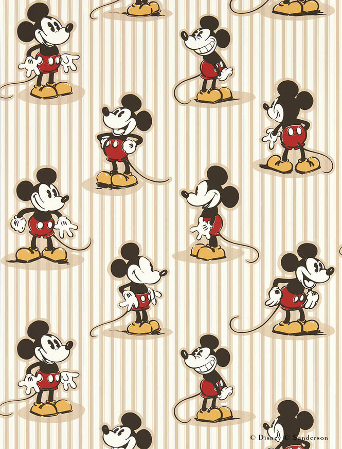Sanderson / Disney Home X Sanderson Wallpapers / MICKEY STRIPE / Peanut 217273