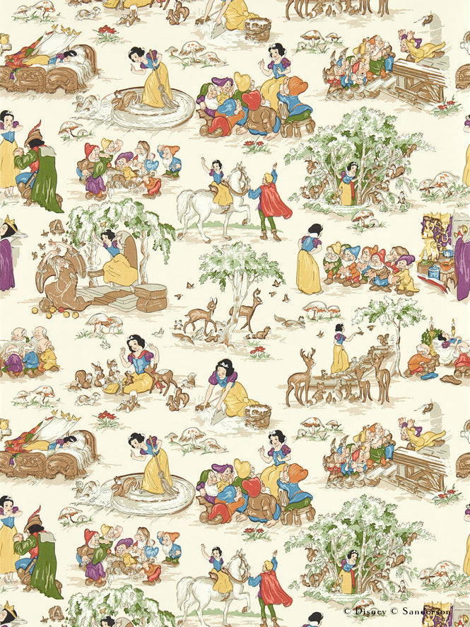 Sanderson / Disney Home X Sanderson Wallpapers / SNOW WHITE / Whipped Cream 217275