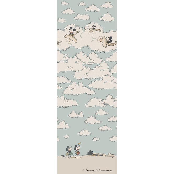 Sanderson / Disney Home X Sanderson Wallpapers / MICKEY IN THE CLOUDS / Sea Salt 217292