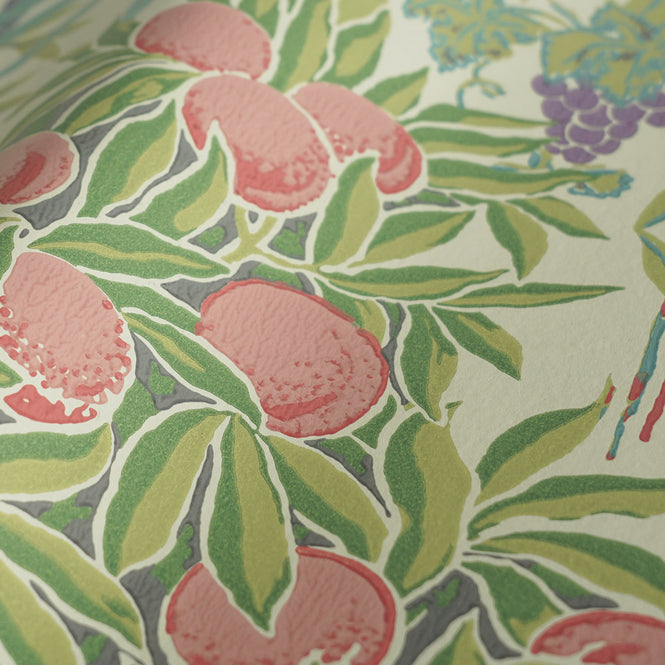 輸入壁紙 1838 Wallcoverings / V&A DECORATIVE PAPERS / MACAW Olive 2311-167-01