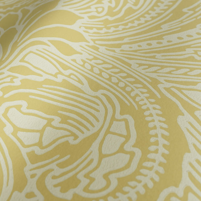 輸入壁紙 1838 Wallcoverings / V&A DECORATIVE PAPERS / EDEN Mellow Yellow 2311-173-02