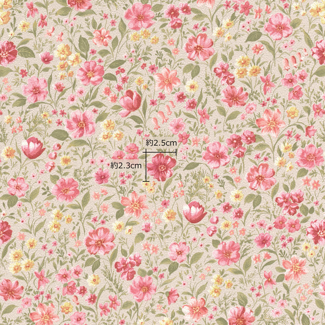 【切売m単位】Emil & Hugo / FAIRYWORLD 288413 (PETITE FLEUR 5)