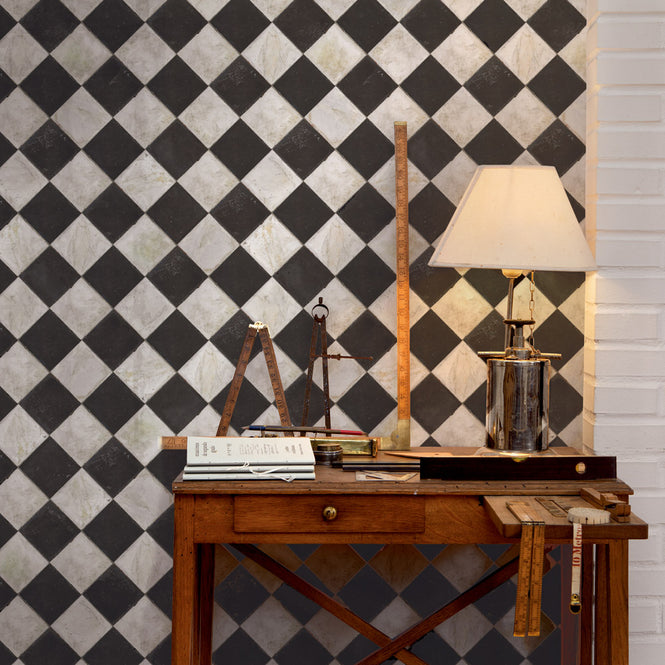 輸入壁紙 coordonne / Tiles / Marble Chess 3000001 N