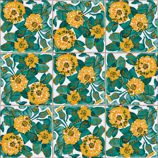 輸入壁紙 coordonne / Tiles / Daisy 3000022 N