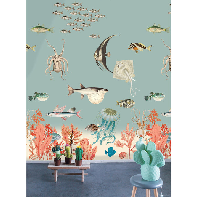 rasch ラッシュ / Wall mural / 557497 【4パネル1セット】 (Onszelf Stories)