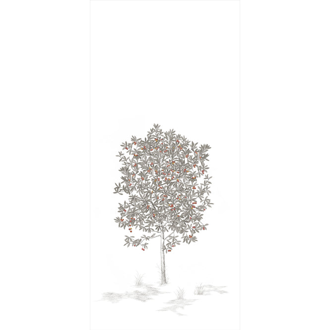 Isidore Leroy / ARBUSTES Gris Arbousier 6248313【3パネル1セット】