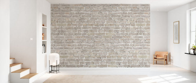 PHOTOWALL / White Wash Brick Wall (e318137)