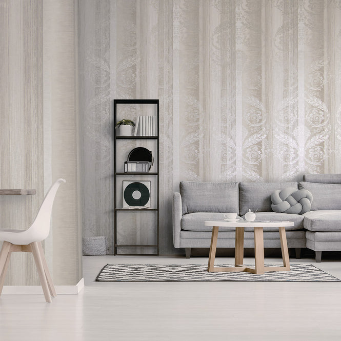 ※左壁の壁紙：POSEIDON Stone Grey 64287