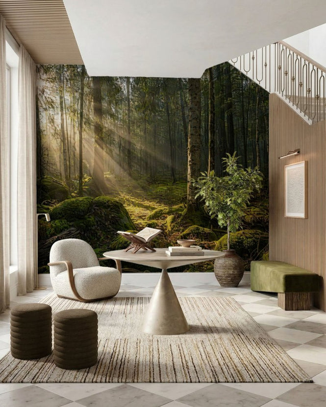 PHOTOWALL / Golden Light Forest (e318345)
