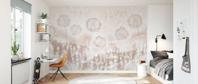 PHOTOWALL / Dandelion World - Sepia (e320882)