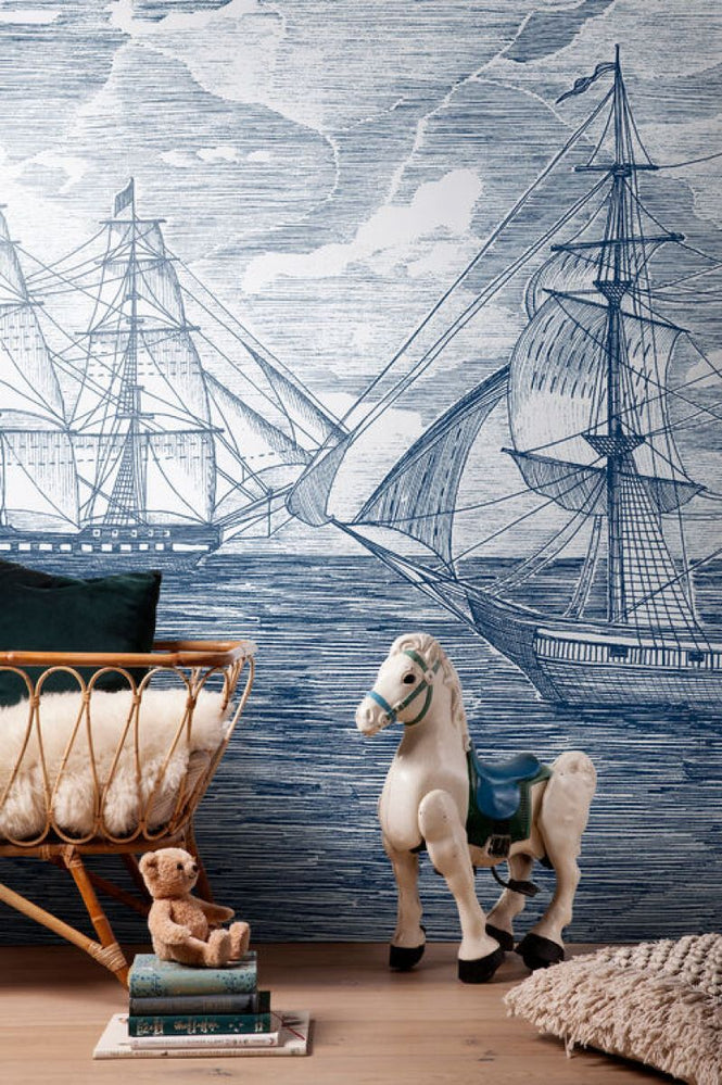PHOTOWALL / Sail Away - Cobalt Stars (e325460)