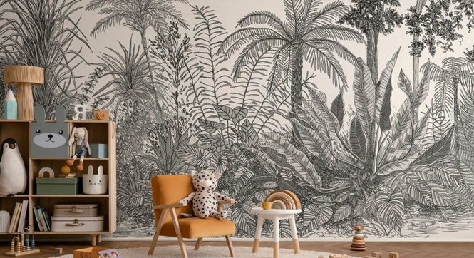 PHOTOWALL / Tropica - Black (e325469)