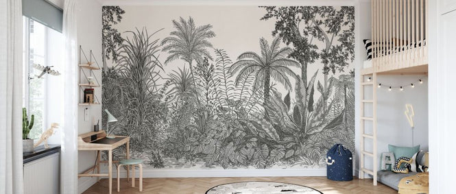 PHOTOWALL / Tropica - Black (e325469)