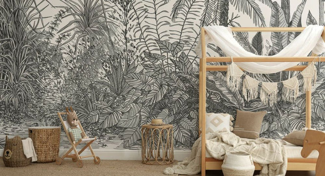 PHOTOWALL / Tropica - Black (e325469)