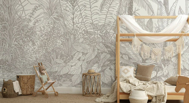 PHOTOWALL / Tropica - Greige (e325470)
