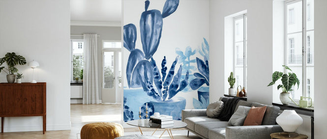 PHOTOWALL / Indigo Succulent IV (e324898)